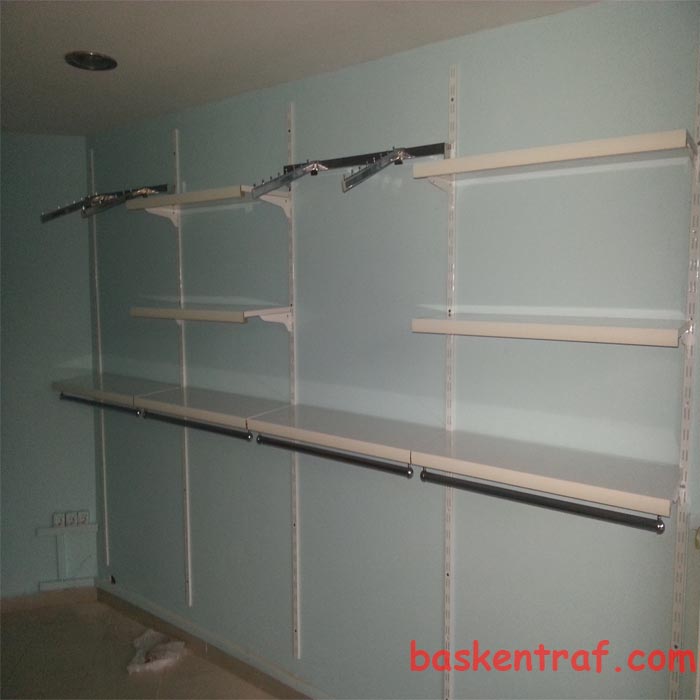 Ahşap Duvar Rafı 19